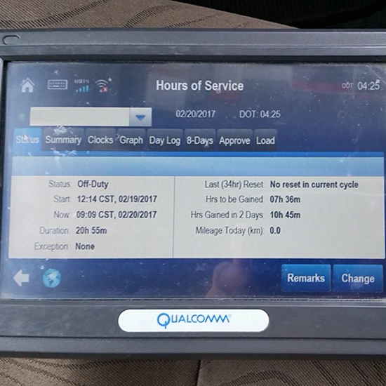 Hours of Service Duty  Electronic Logging Devices (ELDs