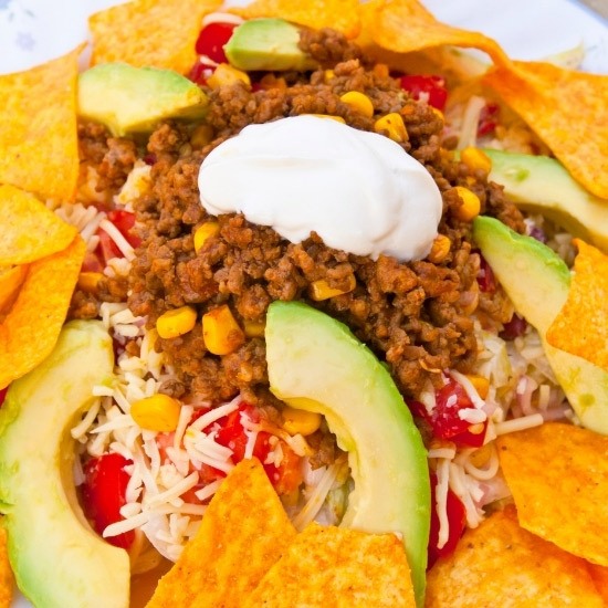 Taco Salad with Beef