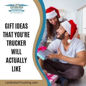 Image of a couple opening gifts with wearing Santa hats