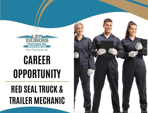 Career Opportunity – Red Seal Truck and Trailer Mechanic