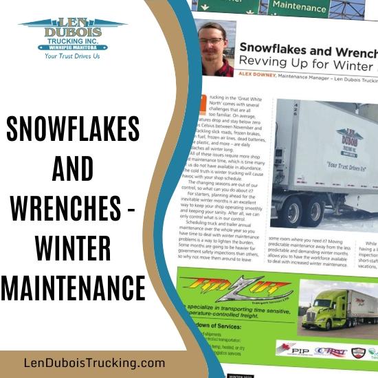 Post for Alex Downey's article in the Western Canada Highway News Winter Edition.