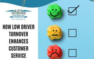 Len Dubois Trucking Customer Service Blog Post poster