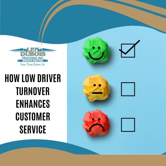 Len Dubois Trucking Customer Service Blog Post poster