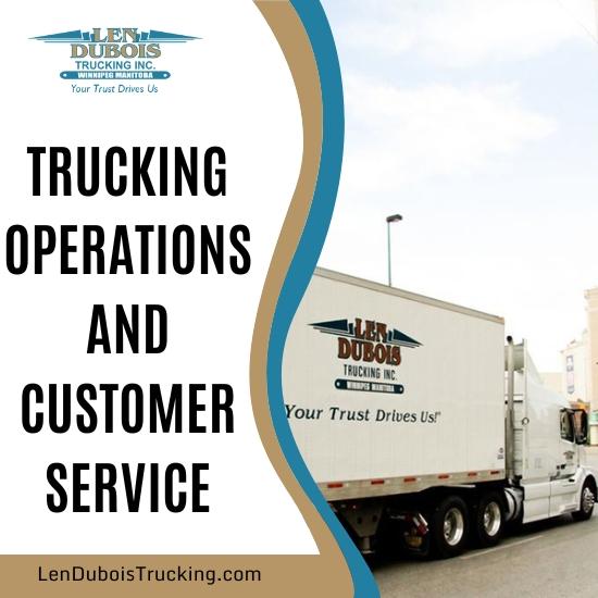 Len Dubois Trucking Winnipeg Manitoba blog poster