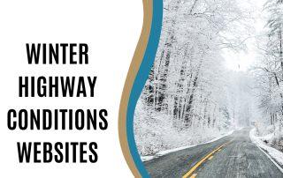 Post for Winter Highway Conditions blog post.