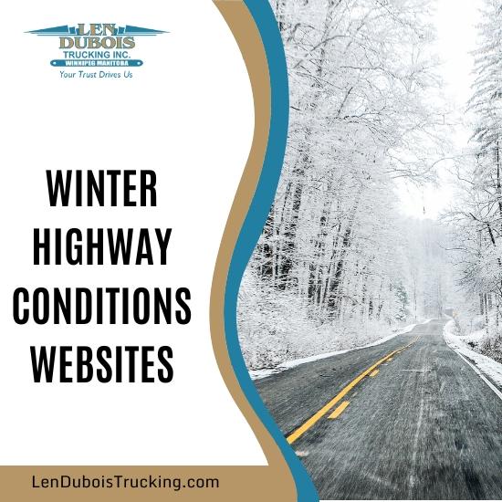 Post for Winter Highway Conditions blog post.