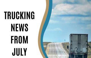 Trucking news from Len Dubois Trucking poster.