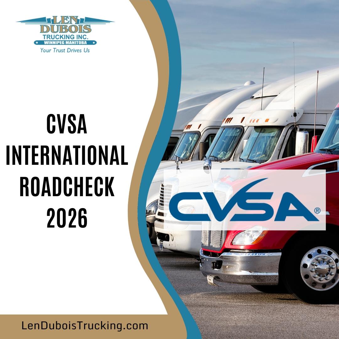CVSA Roadcheck 2026 poster.