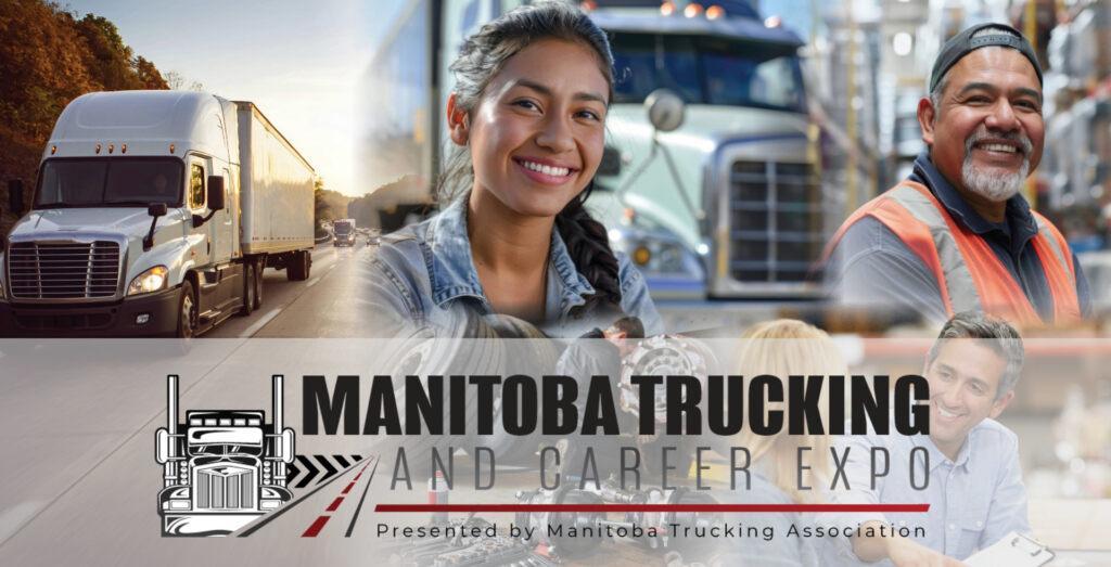 2026 Manitoba Trucking and Career Expo poster.